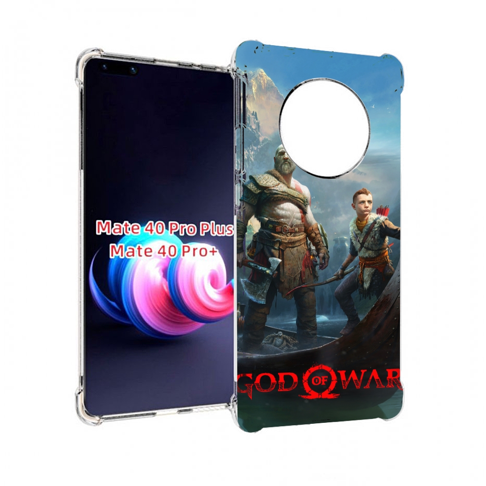 

Чехол MyPads God Of War Кратос Атрей для Huawei Mate 40 Pro+ Plus, Прозрачный, Tocco