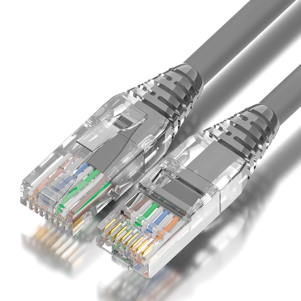 фото Патч-корд gcr utp cat.5e 1 гбит/с компьютерный кабель для интернета 5м