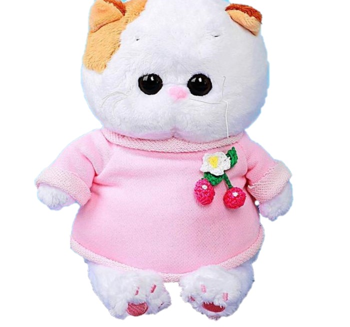 фото Мягкая игрушка budi basa кошечка ли-ли baby, в толстовке, 20 см 2556360