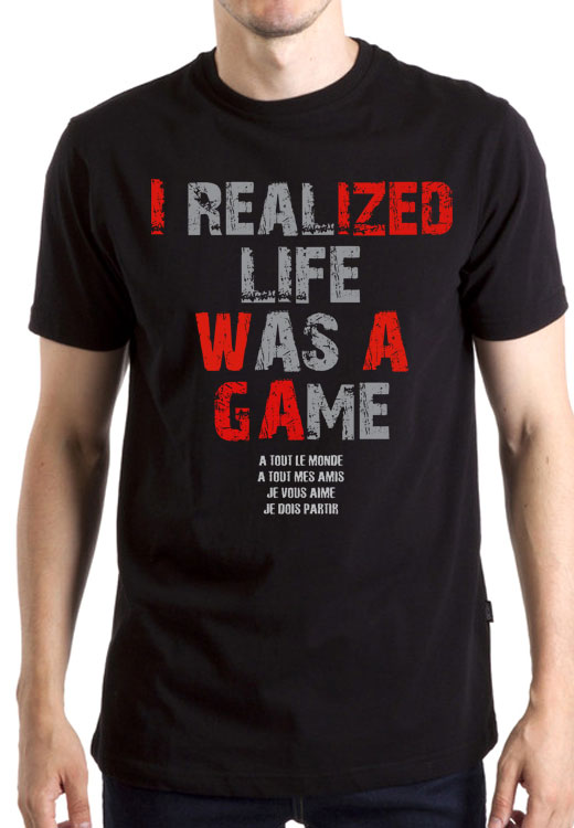 

Футболка унисекс NoBrand Life Was Game черная M, Черный, Life Was Game