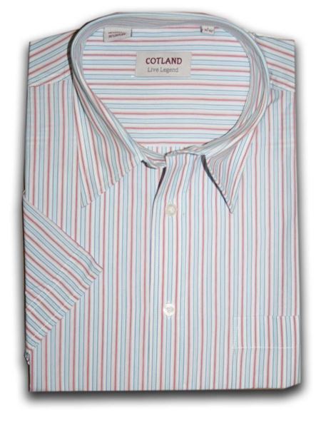 Рубашка мужская Cotland A08900-2K голубая XL