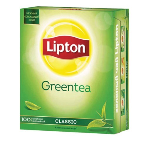 фото Чай lipton clear green, зеленый, 100 пакетиков с ярлычками по 1,3 г, 65415224