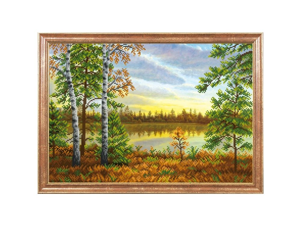 

Рисунок на ткани «Уходящий день»