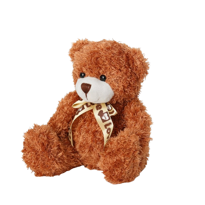 фото Мягкая игрушка «медведь с бантом», 20 см, цвет микс nobrand