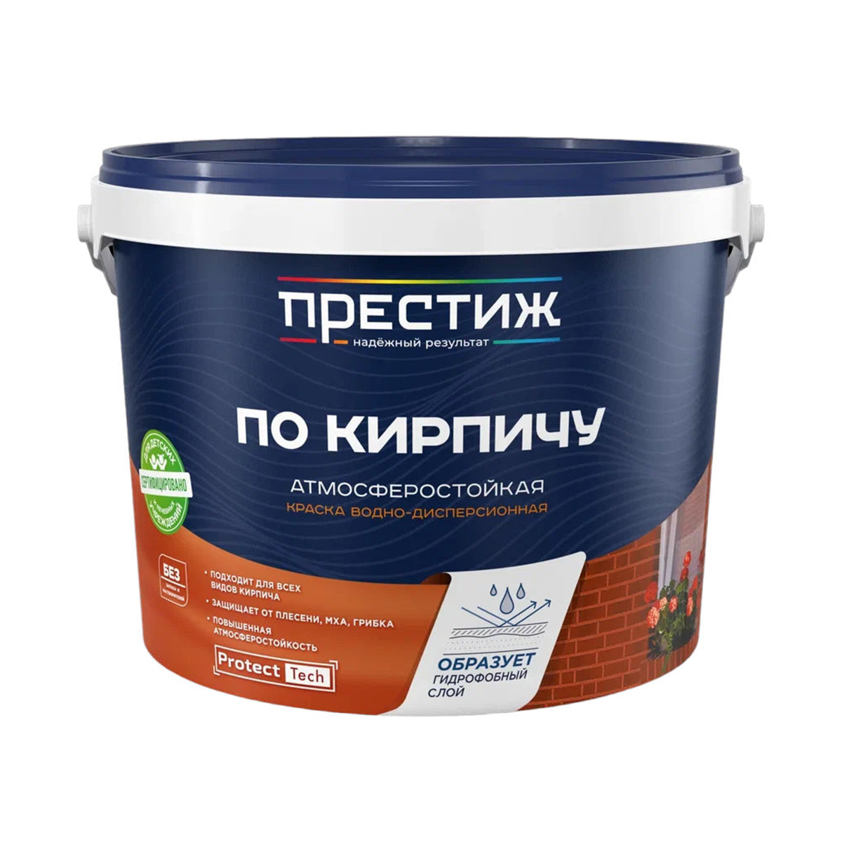 

Краска фасадная по кирпичу акриловая Престиж песочная 2,4кг/4, Бежевый, Краска фасадная по кирпичу акриловая Престиж песочная 2,4кг/4