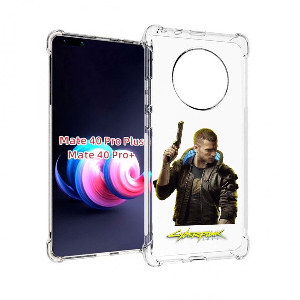 

Чехол MyPads Cyberpunk-2077 для Huawei Mate 40 Pro+ Plus, Прозрачный, Tocco