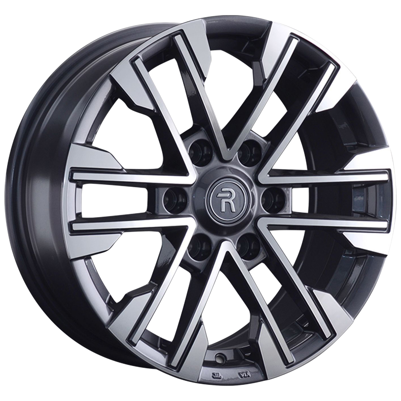 

Колесный диск 7,5x17/6x139,7 ET25 D106,1 TY310 BKF (конус, C570)