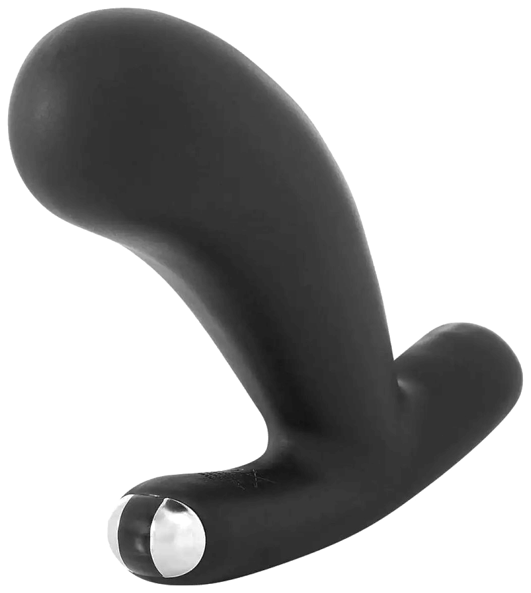 фото Черный вибромассажер простаты nuo vibrating butt plug 10 см 188704 je joue