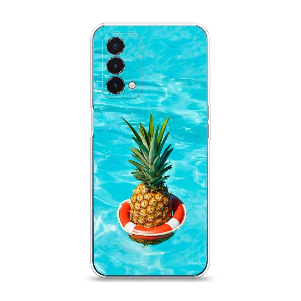 

Чехол Awog на OnePlus Nord N200 5G / ВанПлас Nord N200 5G "Ананас в бассейне", Голубой, 152250-10