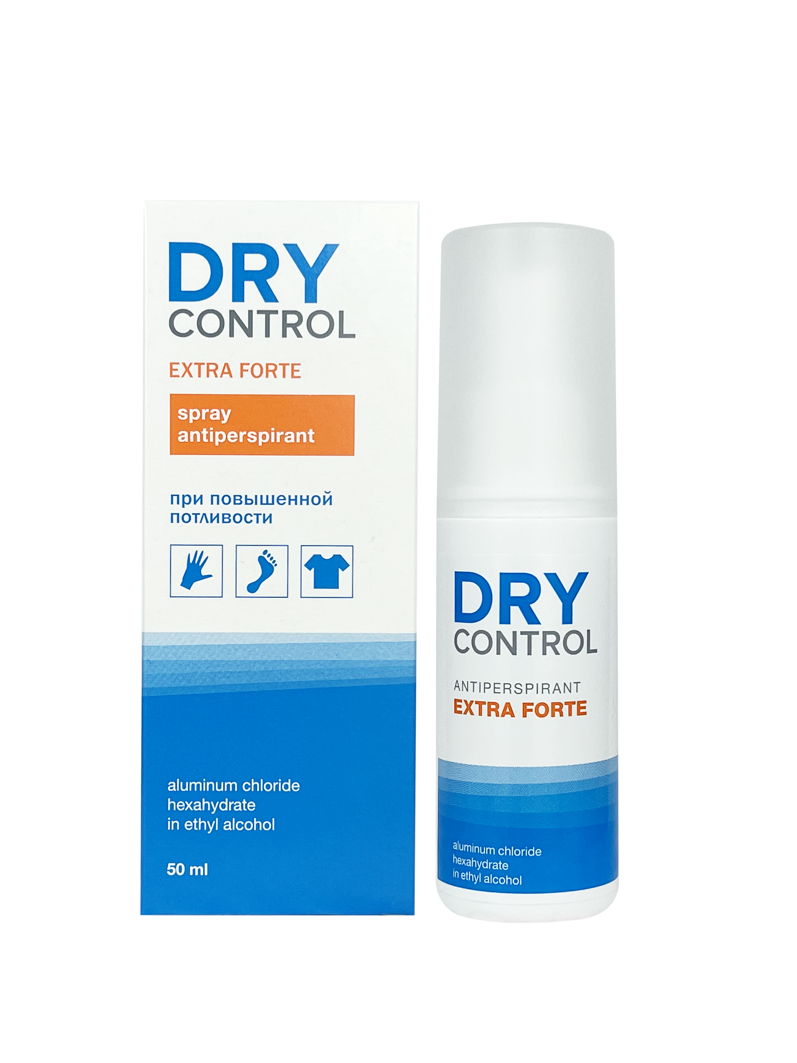 Антиперспирант длительного действия DRYCONTROL EXTRA FORTE, спрей, 50 мл drycontrol дезодорант антиперспирант spray forte women 50