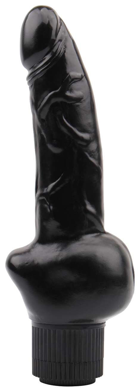 фото Черный вибратор-реалистик obsidian vibe cock 19 см 196345 chisa novelties