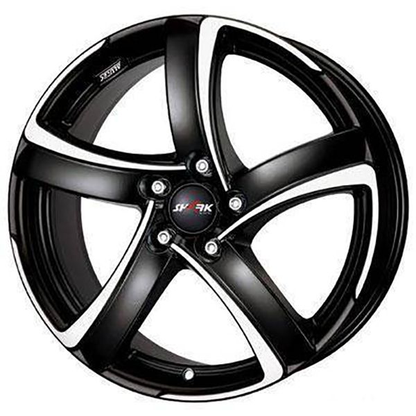 фото Колесный диск alutec shark racing black front polished 8xr18 et52 5*114.3 d67.1 whs230438