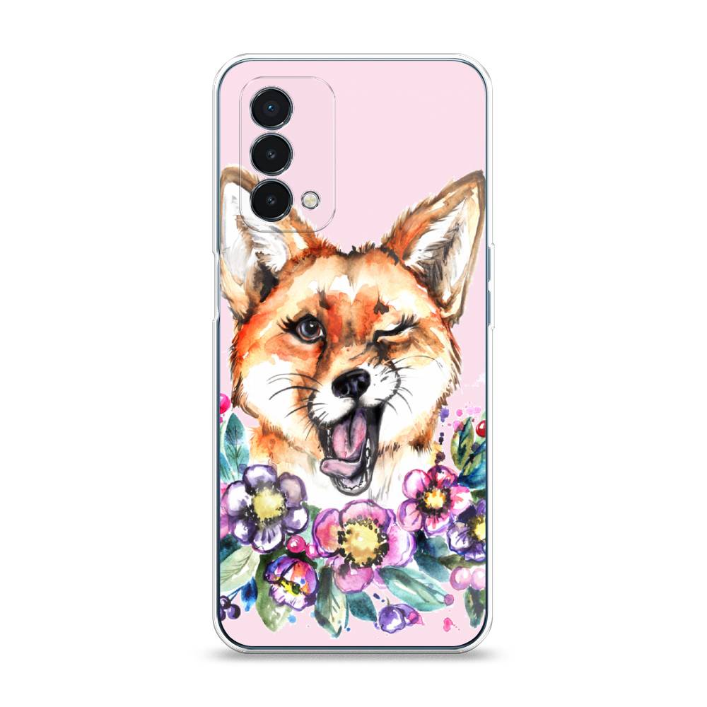 

Чехол Awog на OnePlus Nord N200 5G / ВанПлас Nord N200 5G "Подмигивающая лиса", Оранжевый, 152250-10