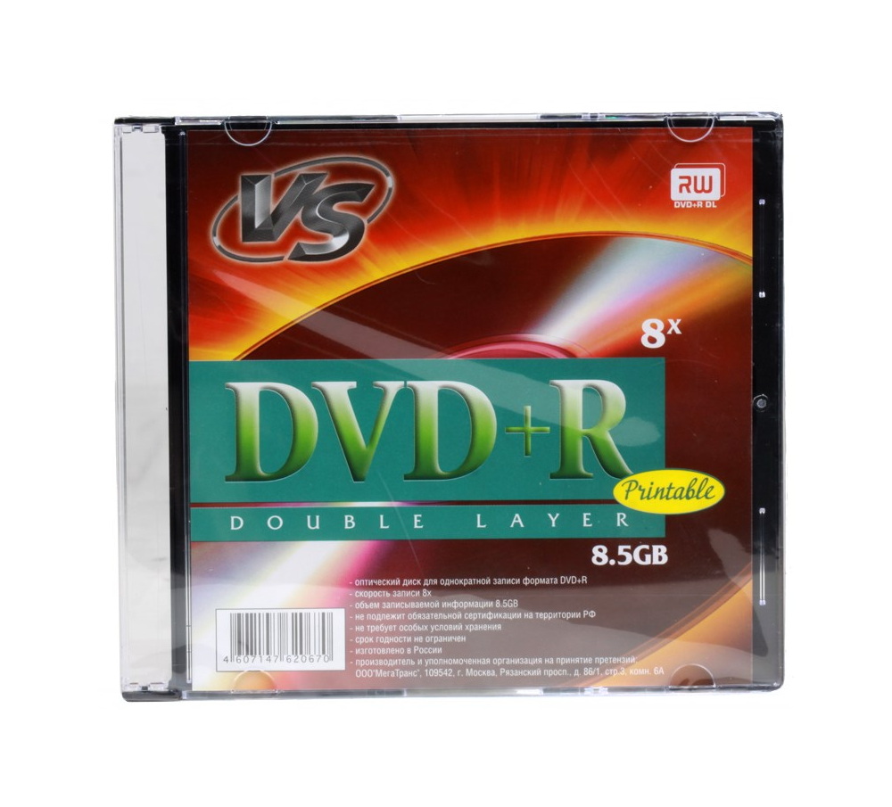 фото Диск vs dvd+r 8,5 gb 1шт.