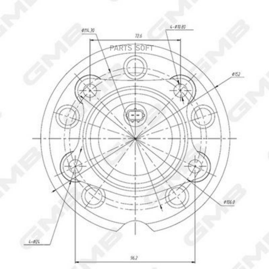 

Ступица колеса TOYOTA ALPHARD 42450-28012