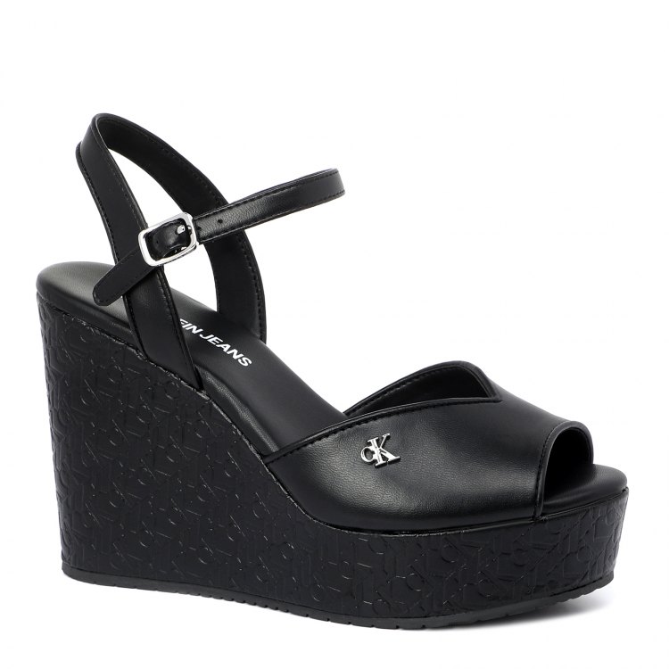 

Босоножки женские Calvin Klein Jeans YW0YW00033_2527839 черные 38 EU, YW0YW00033_2527839