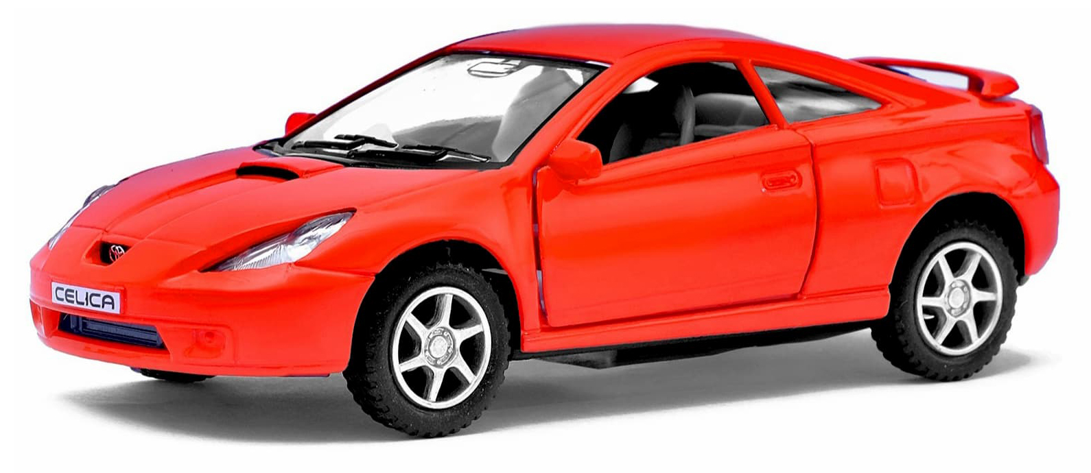 

Модель машины Kinsmart Toyota Celica красная инерционная 1/34, Красный