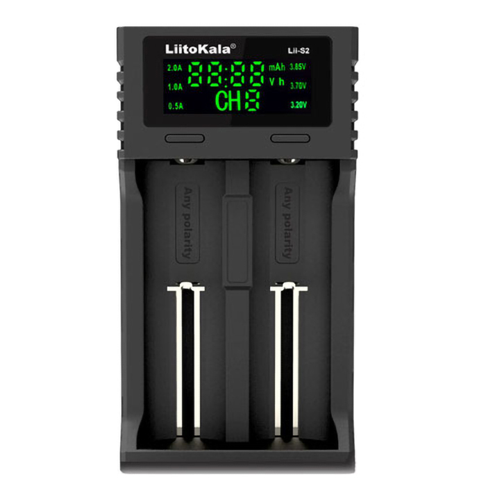 Зарядное устройство LiitoKala/Lii-S2 зарядное устройство gp rechargeable e211 270aahccs 2cr1 aa aaa nimh 2700mah 2шт