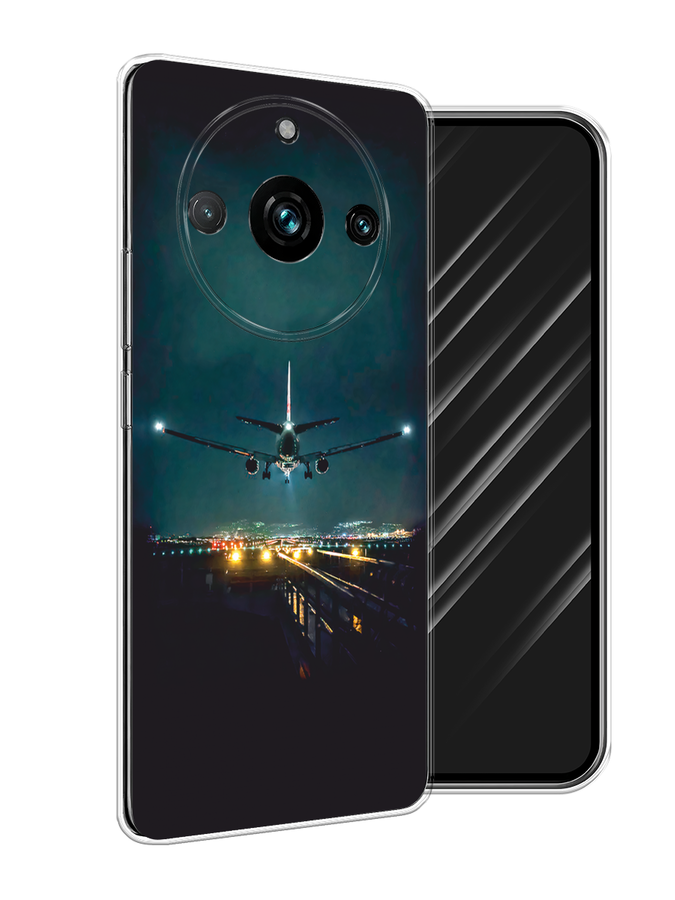 

Чехол Awog на Realme 11 Pro+ "Ночной рейс", Черный
