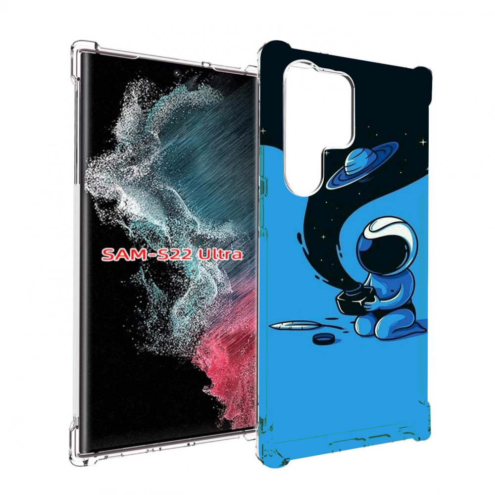 

Чехол MyPads космос из черной краски для Samsung Galaxy S23 Ultra, Прозрачный, Tocco