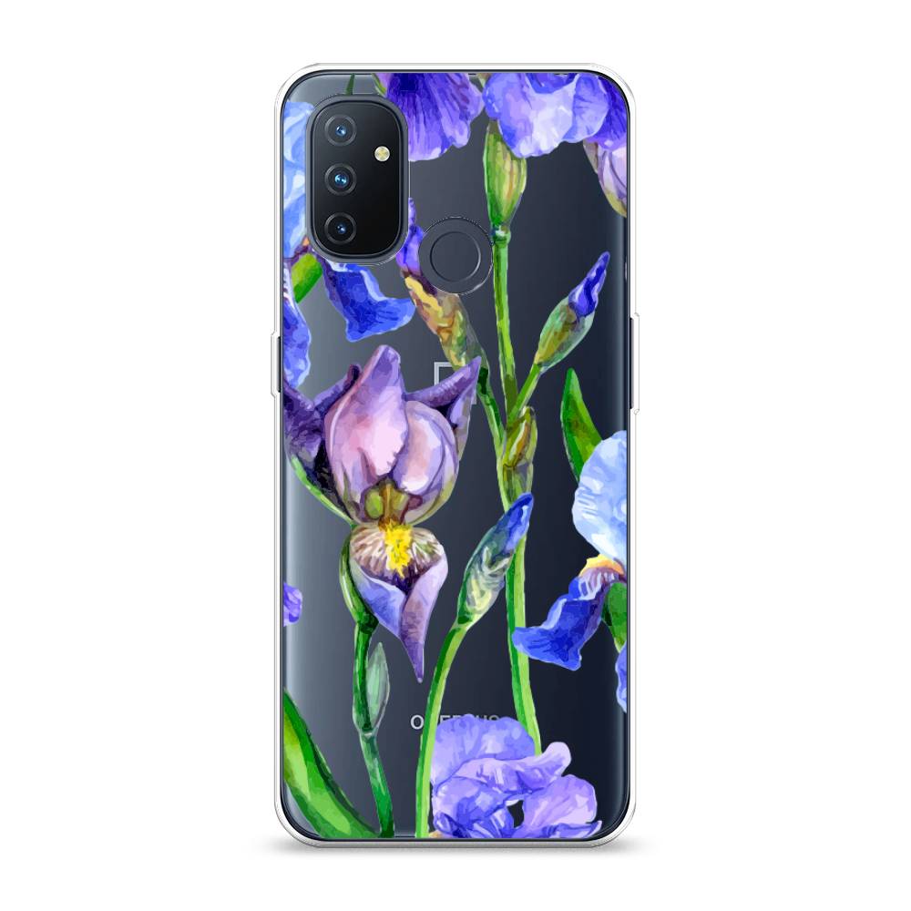 

Чехол Awog на OnePlus Nord N100 / ВанПлас Nord N100 "Синие ирисы", Фиолетовый;голубой;зеленый, 152450-8