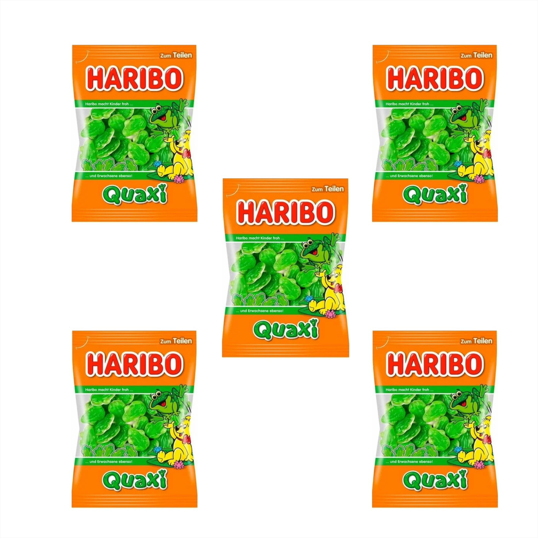 фото Жевательный мармелад haribo grenouilles 5 шт по 75 г