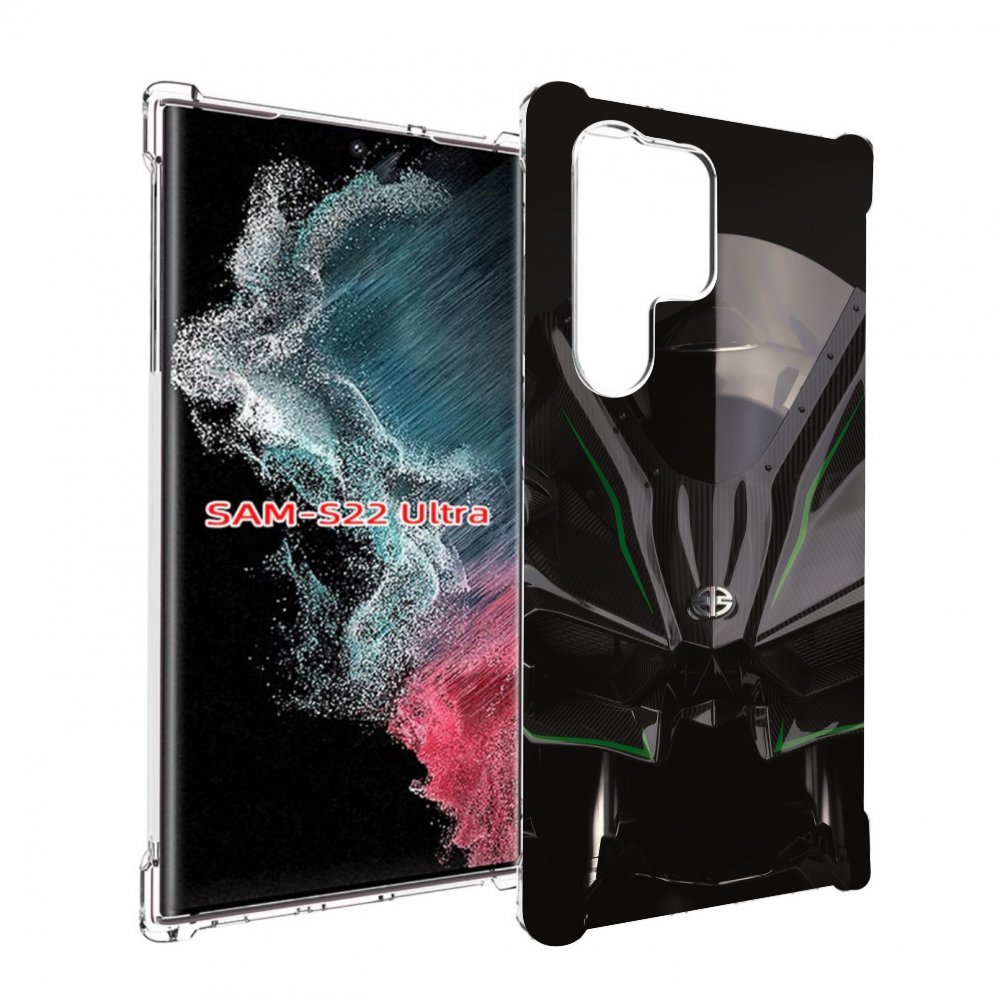 

Чехол MyPads кавасаки мото для Samsung Galaxy S23 Ultra, Прозрачный, Tocco