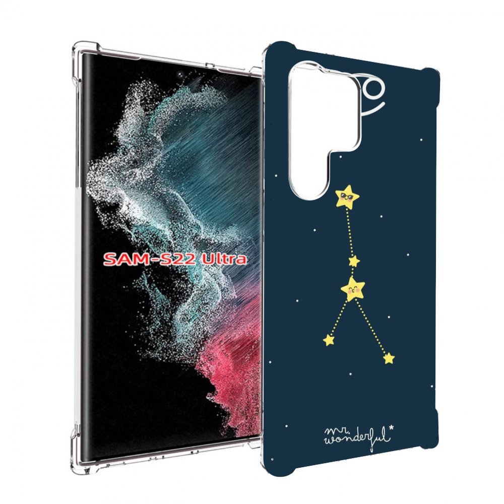 

Чехол MyPads знак-зодиака-рак-3 для Samsung Galaxy S23 Ultra, Прозрачный, Tocco