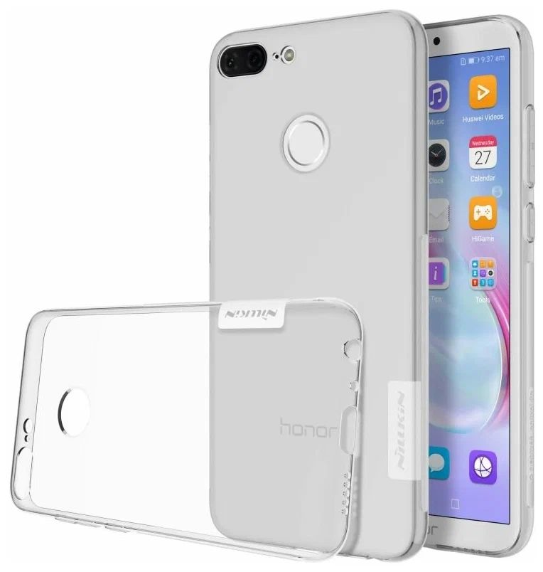Прозрачный силиконовый чехол Nillkin Nature для Huawei Honor 9 Lite
