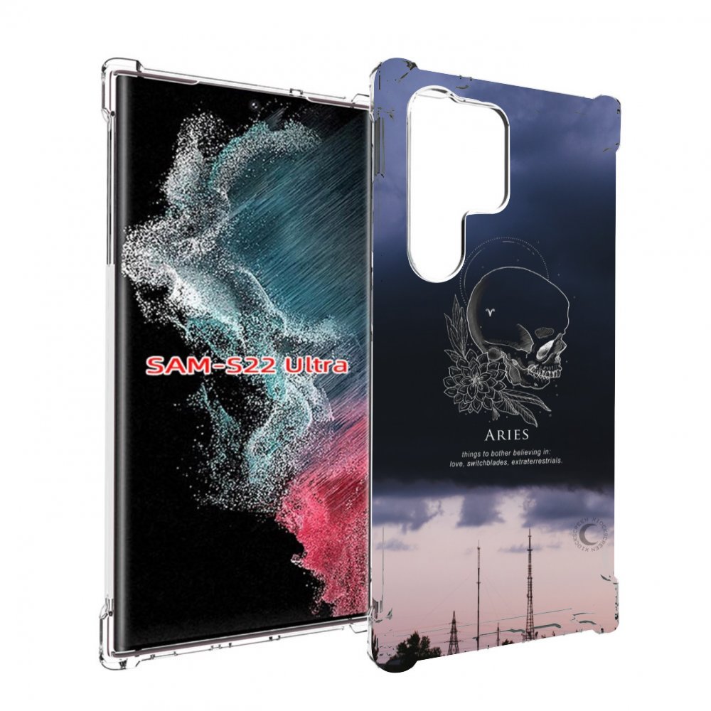 

Чехол MyPads знак-зодиака-овен-4 для Samsung Galaxy S23 Ultra, Прозрачный, Tocco