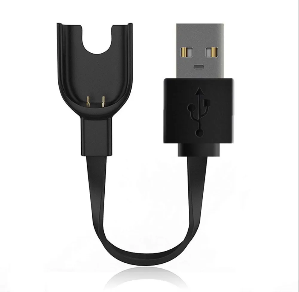 

Кабель-зарядка USB для фитнес-браслета Xiaomi Mi Band 3, черный