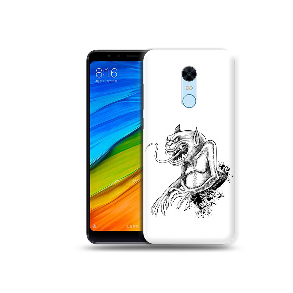 

Чехол MyPads Tocco для Xiaomi Redmi 5 Plus чорт (PT94743.327.692), Прозрачный, Tocco