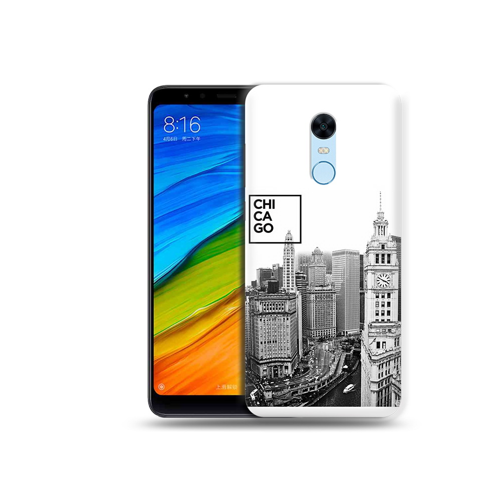 

Чехол MyPads Tocco для Xiaomi Redmi 5 Plus черно белый чикаго (PT94743.327.689), Прозрачный, Tocco