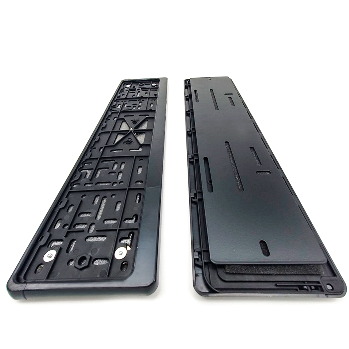 

Рамка номерного знака EZID-AUTO стандарт, черная, магнитная, ABS-пластик, 2шт, APLMG-01