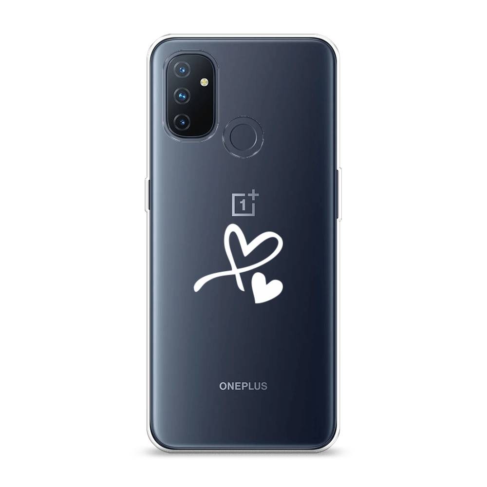 фото Чехол awog "сердечко минимализм" для oneplus nord n100