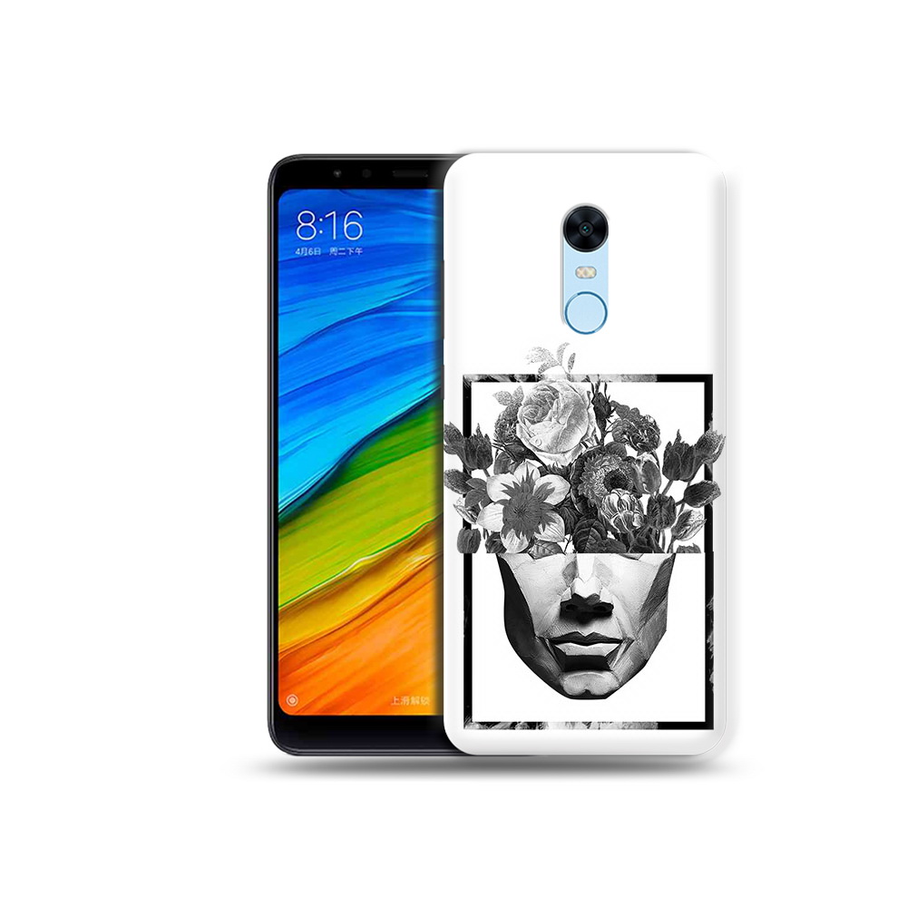 

Чехол MyPads Tocco для Xiaomi Redmi 5 Plus черно белая ваза в абстракции (PT94743.327.678), Прозрачный, Tocco