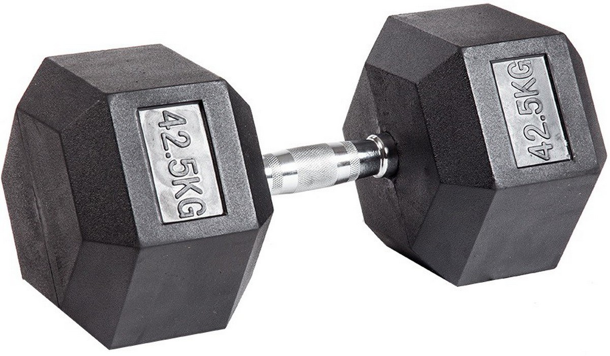 

Неразборная гантель YOUSTEEL Гексональная 1 x 45 кг, черный, Гексональная