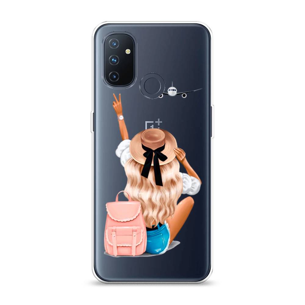 

Чехол Awog на OnePlus Nord N100 / ВанПлас Nord N100 "Автостопом самолетом", Бежевый;розовый;голубой, 152450-7