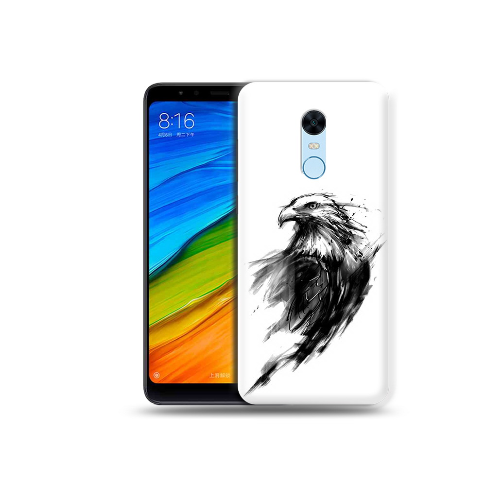 Чехол MyPads Tocco для Xiaomi Redmi 5 Plus чб птица (PT94743.327.670)