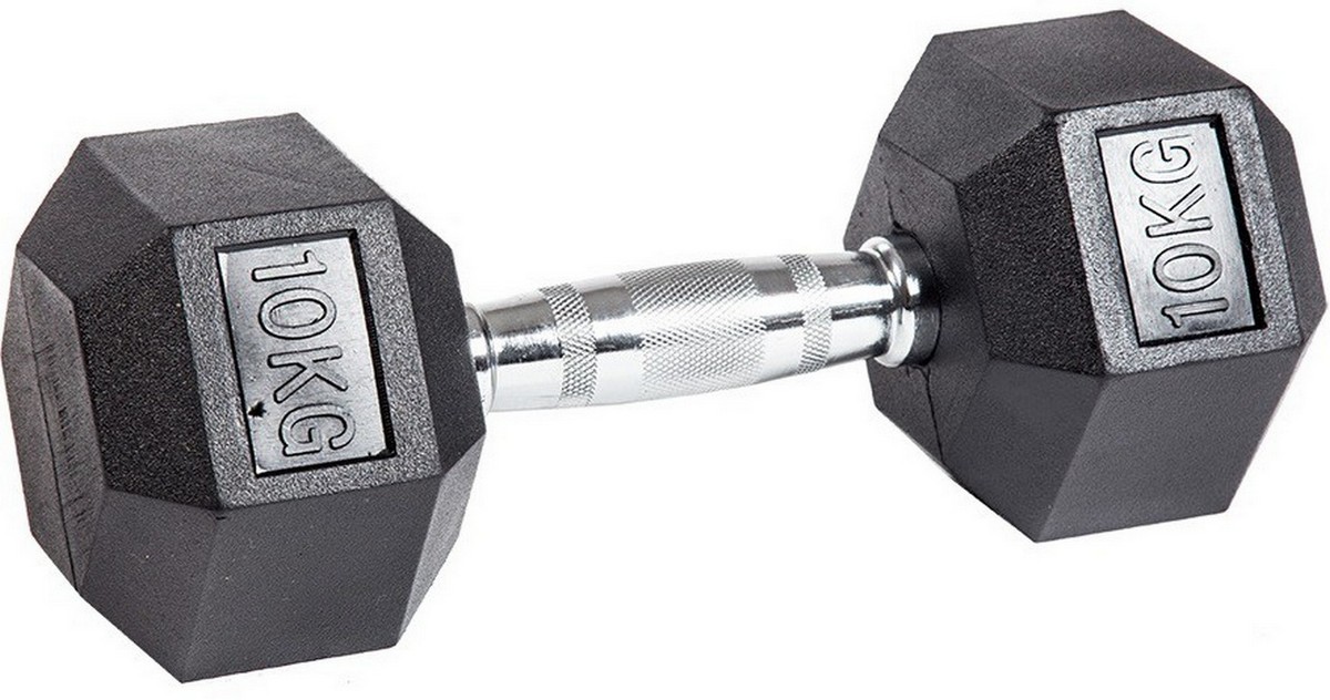 

Неразборная гантель YOUSTEEL Гексональная 1 x 10 кг, черный, Гексональная
