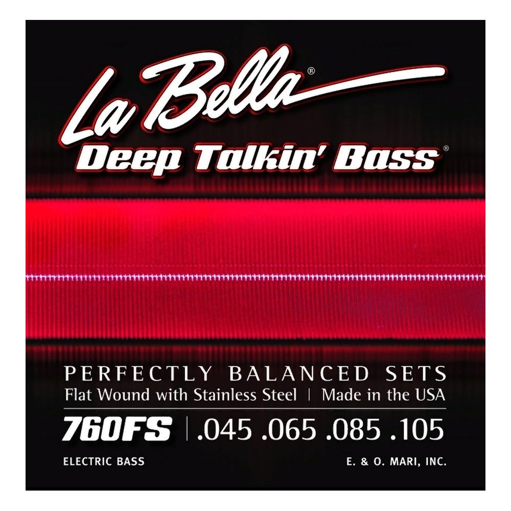 

Комплект струн La Bella для 4-струнной бас-гитары 760FS