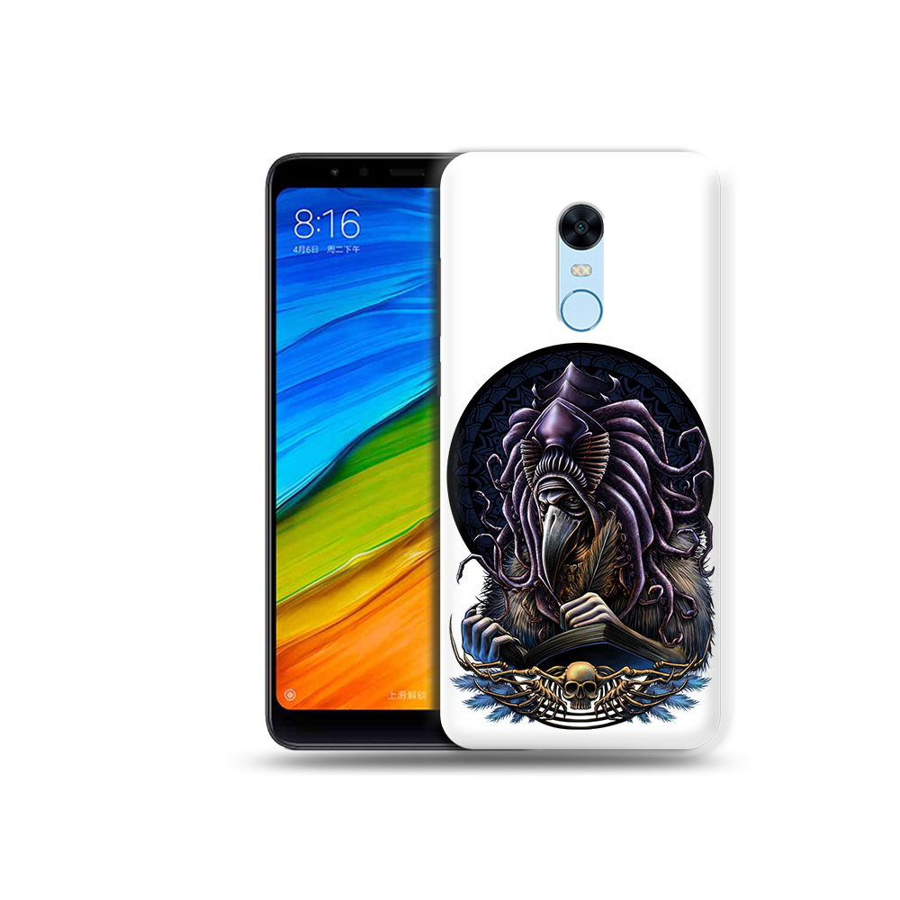 

Чехол MyPads Tocco для Xiaomi Redmi 5 Plus умный ворон (PT94743.327.650), Прозрачный, Tocco