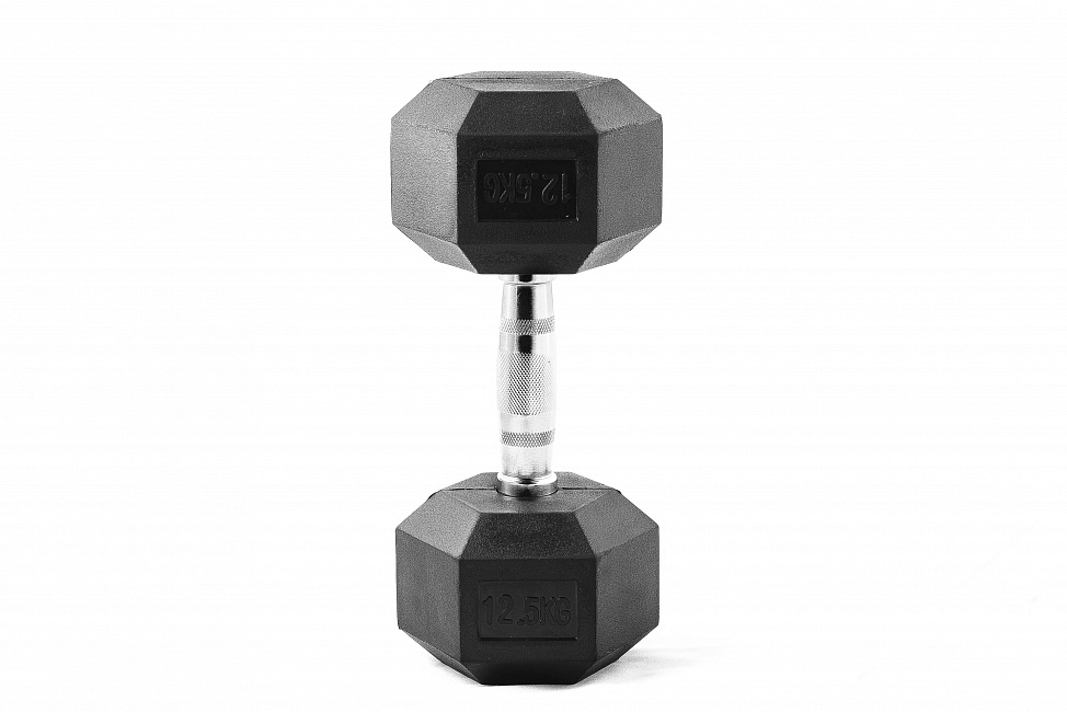 

Неразборная гантель YOUSTEEL Гексональная 1 x 37,5 кг, черный, Гексональная