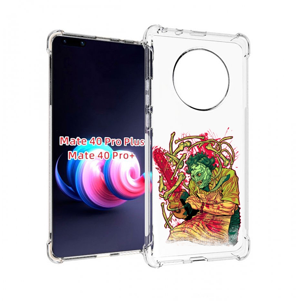 

Чехол MyPads яркий мясник для Huawei Mate 40 Pro+ Plus, Прозрачный, Tocco