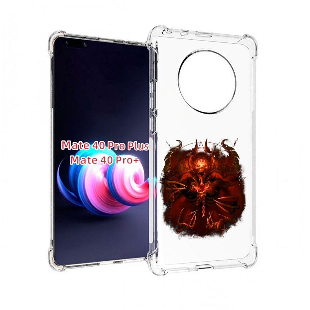 

Чехол MyPads яркий демон для Huawei Mate 40 Pro+ Plus, Прозрачный, Tocco