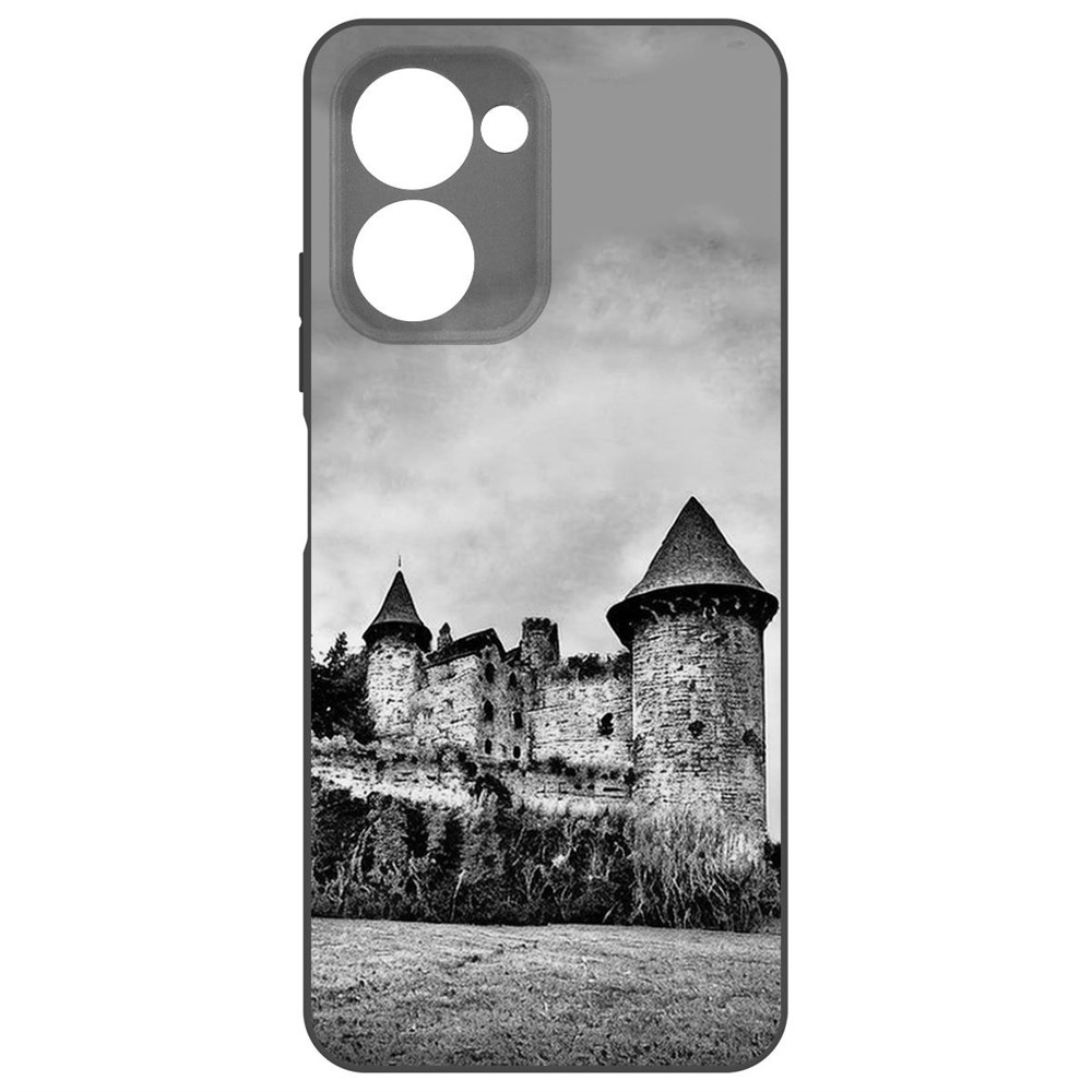 

Чехол-накладка Krutoff Soft Case Старый замок для Realme C33 2023 черный