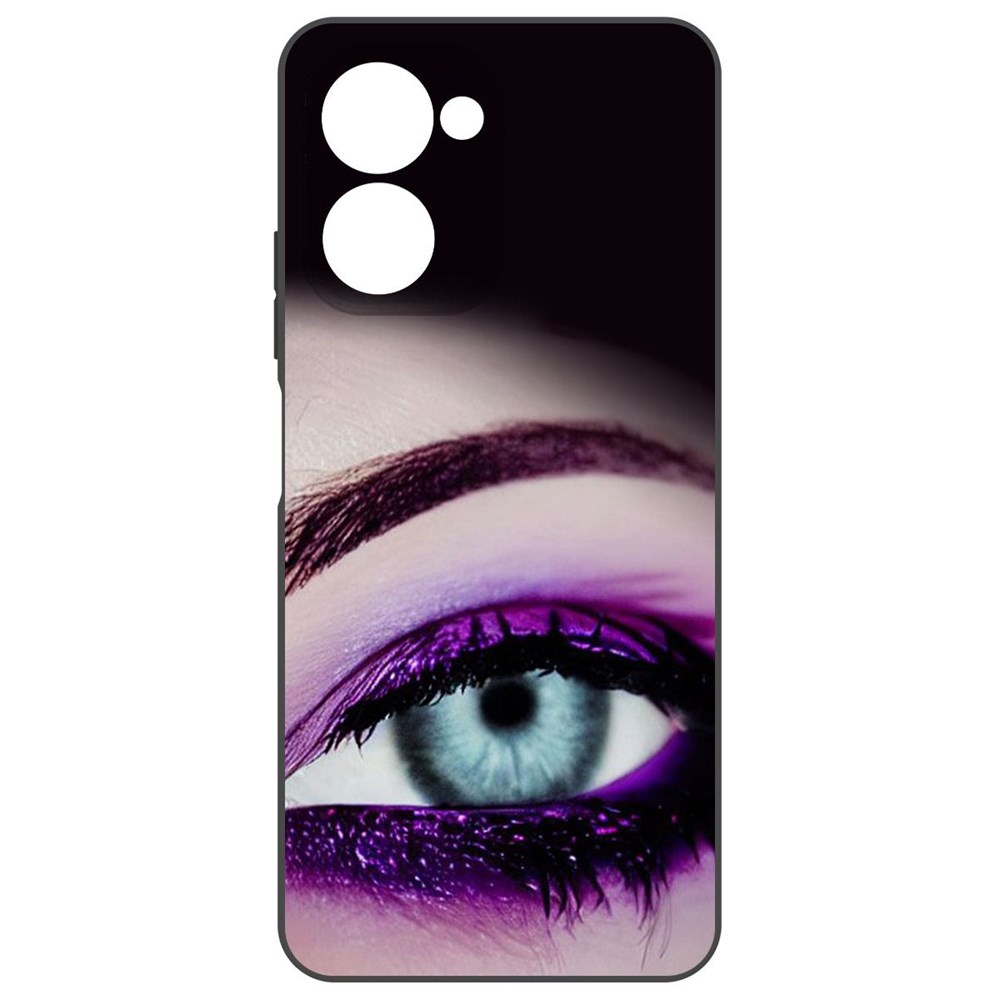 

Чехол-накладка Krutoff Soft Case Взгляд для Realme C33 2023 черный
