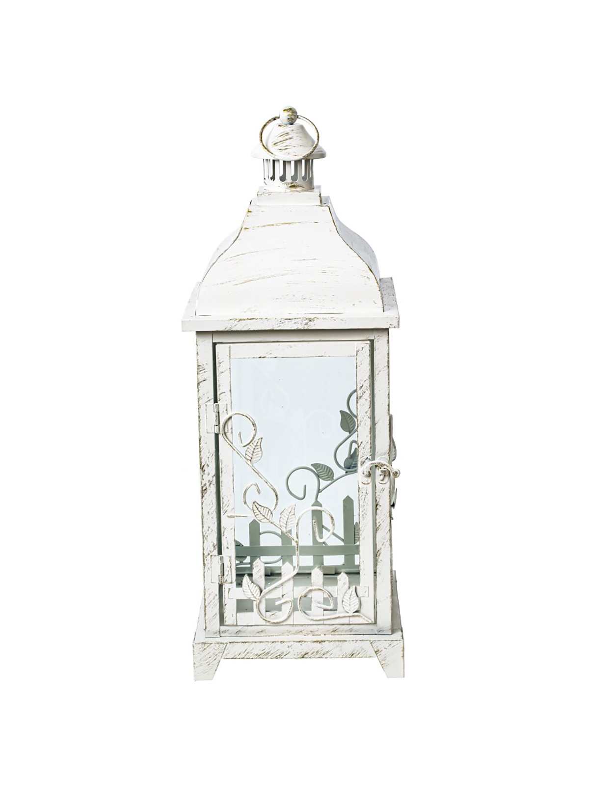 

Подсвечник Фонарь Remecoclub, металлический, 48 см, Белый