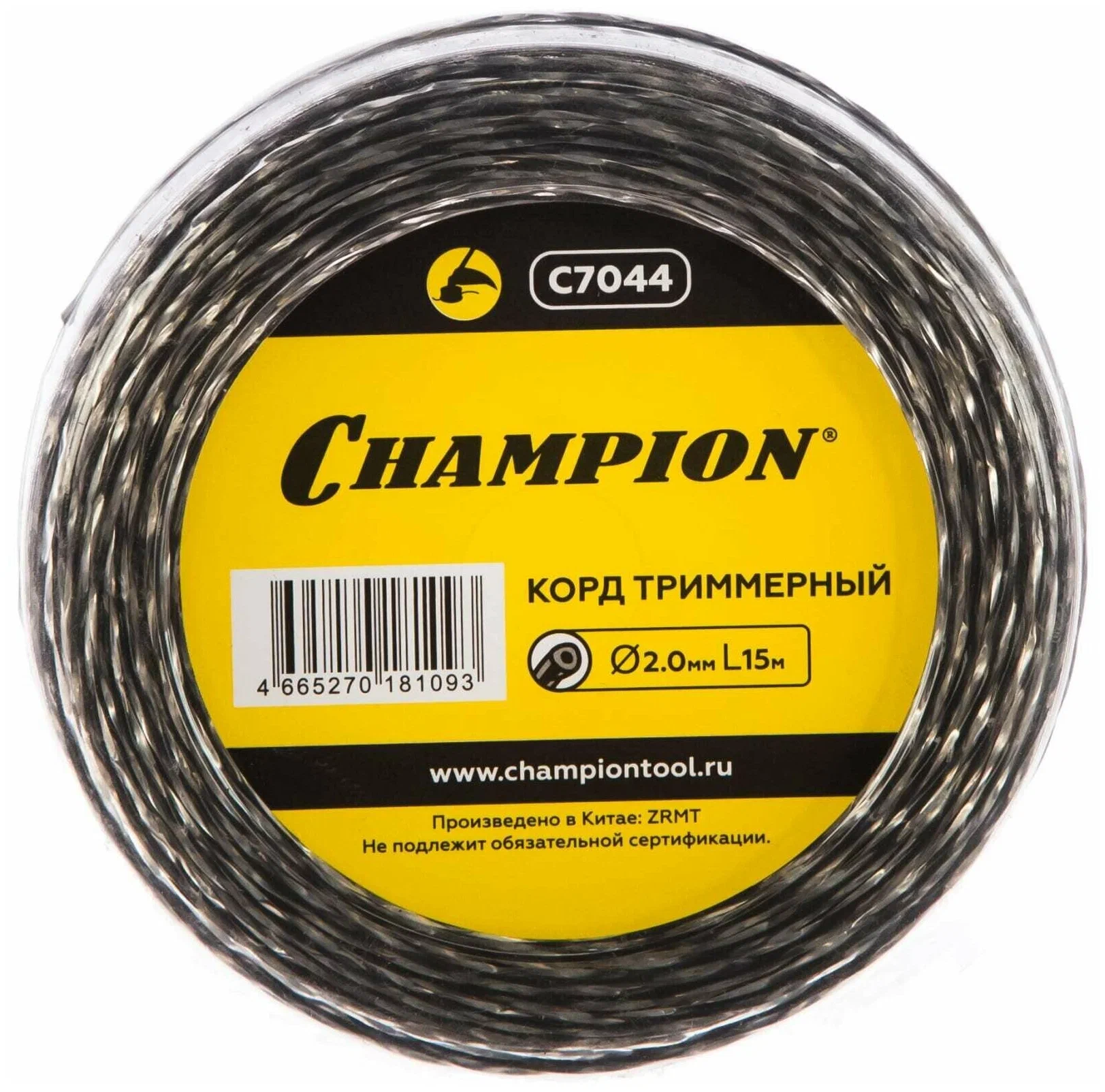 

Корд тримм. Champion Tri-twist 2.0мм х 15м (витой треугольник)