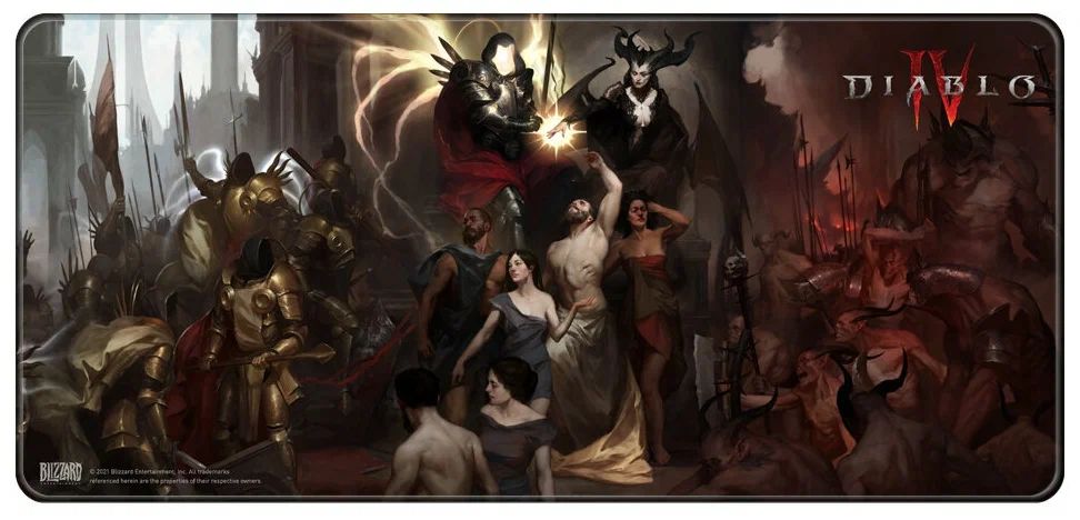 Коврик для мыши Blizzard: Diablo IV – Inarius And Lilith XL
